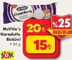 MCVİTİE'S KARADUTLU BİSKÜVİ 84 G